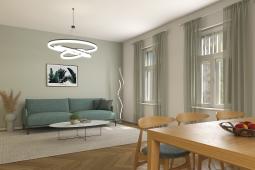 Living room interior design "Warm modernism"