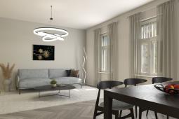 Living room interior design "Timeless elegance"