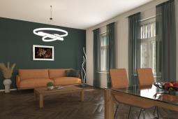 Living room interior design "Bold modernism"