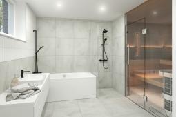 Bathroom view interior design "Timeless elegance"